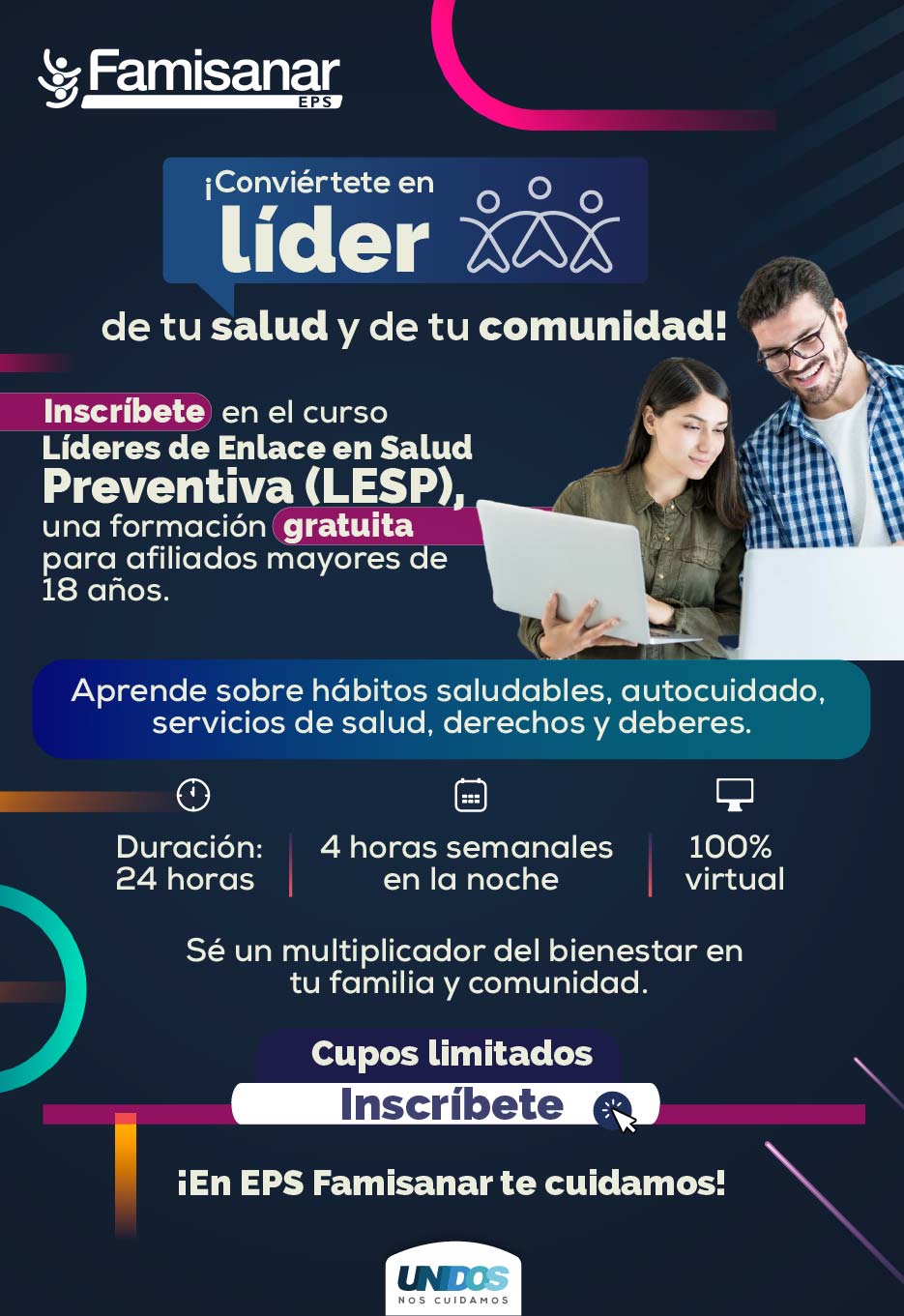 Estrategia educativa Mundo Saludable - inscríbete